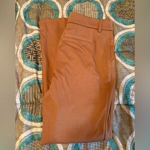 Simply Vera Vera Wang Straight Leg Pants in Rust Brown